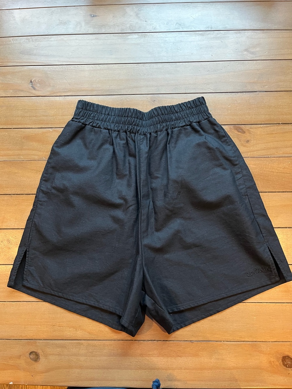 Djerf Avenue Black Breezy Shorts